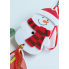 Новорічна декоративна підвіска Livarno Home Christmas Decoration Сніговик Червоний (7931) 