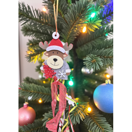 Новорічна декоративна підвіска Livarno Home Christmas Decoration Олень Коричневий (7932) Новорічна декоративна підвіска Livarno Home Christmas Decoration Олень Коричневий (7932)