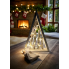 Новорічна дерев'яна декорація Livarno Home "Nordic Deer Tree" 34,5см з LED підсвічуванням Бежевий (7860)