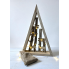 Новорічна дерев'яна декорація Livarno Home "Nordic Deer Tree" 34,5см з LED підсвічуванням Бежевий (7860)