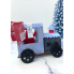 Новорічний декоративний кошик Linarno Home із фетру Christmas Decoration Basket 22х11.5х14 см Сірий (7906)