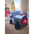 Новорічний декоративний кошик Linarno Home із фетру Christmas Decoration Basket 22х11.5х14 см Сірий (7906)
