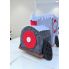 Новорічний декоративний кошик Linarno Home із фетру Christmas Decoration Basket 22х11.5х14 см Сірий (7906)