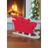 Новорічний декоративний кошик Linarno Home із фетру Christmas Decoration Basket 22.5 x 8.5 x 15 см Червоний (7904)