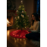 Килимок під ялинку Livarno Home Led Christmas Tree Blanket з фетру 100см Червоний (7915)