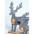 Новорічний набір декоративних оленів Livarno Home із фетру Christmas Decoration 39,2/23,4см Сірий (7905)