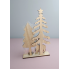 Новорічний декор Livarno Home Christmas Decoration з дерева 34см Бежевий (7908) 
