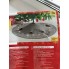 Килимок під ялинку Livarno Home Led Christmas Tree Blanket з фетру 100см Сірий (7914)