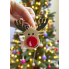 Набір новорічних прикрас декор Livarno Home Christmas Decoration Міні-скріпки на ялинку 6шт Бежевий (7928) 