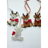 Набір новорічних прикрас Livarno Home Christmas Decoration з фетру на ялинку 6шт Комбінований (7929) 