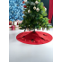 Килимок під ялинку Livarno Home Led Christmas Tree Blanket з фетру 100см Червоний (7915)