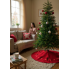 Килимок під ялинку Livarno Home Led Christmas Tree Blanket з фетру 100см Червоний (7915)