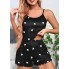 Домашній комплект Майка+Шорти жіночий FS Heart Пижама L Black (7769)
