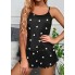 Домашній комплект Майка+Шорти жіночий FS Heart Пижама L Black (7769)