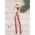 Новорічна декоративна підвіска Livarno Home Christmas Decoration Сніговик Червоний (7931) 