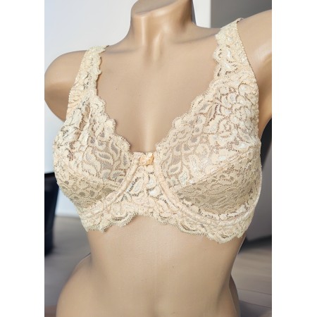 Бюстгальтер кружевной FS Rene Rofe мягкая чашка 36D Beige (7780)