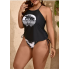  Жіночий купальник Tankini FS Palm (Майка+плавки) XXL Чорний (7840)