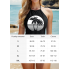  Жіночий купальник Tankini FS Palm (Майка+плавки) XXL Чорний (7840)