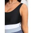 Суцільний купальник FS Chris Plus Size 0XL (48-50) Чорний (7850)