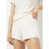 Жіноча велюрова піжама FS Juicy crown Футболка + Шорти XL Milky (7635)