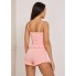 Піжама з шортами і майкою FS Home kit S Рожевий (7809)