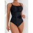 Суцільний купальник FS Lukart L Black (7663)