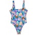 Суцільний купальник FS Golden Girls 3XL Блакитний (7206)
