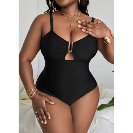 Женский Слитный купальник FS Gloria Plus Size 3XL/56-58 Черный (7008) Женский Слитный купальник FS Gloria Plus Size 3XL/56-58 Черный (7008)
