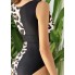 Суцільний купальник FS Swimsuit Leopard Harmony XXL Black (7679)