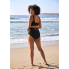 Жіночий купальник Time and Tru Women's Swimsuit L-XL Чорний (8132)