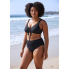 Жіночий купальник Time and Tru Women's Swimsuit L-XL Чорний (8132)