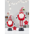Декоративний різдвяний Гном Livarno Home Plush Soft з телесопічними ногами 71см Червоний (7975) 