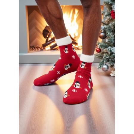 Різдвяні тапочки-шкарпетки Lidl Christmas slipper socks Unisex 35-38 з хутром всередині і гальмами на підошві Червоний (7942) Різдвяні тапочки-шкарпетки Lidl Christmas slipper socks Unisex 35-38 з хутром всередині і гальмами на підошві Червоний (7942)