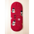 Різдвяні тапочки-шкарпетки Lidl Christmas slipper socks Unisex 39-42 з хутром всередині і гальмами на підошві Червоний (7943)