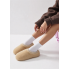 Тапочки-шкарпетки домашні хутряні Primark 39-41 Unisex slippers утеплені Бежевий (7920)