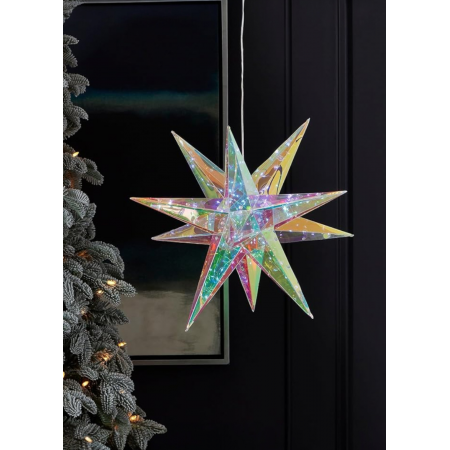 Декоративна зірка LIVARNO HOME Christmas Star 40 Led 57 x 48 x 44 см Різнокольорова (7959) Декоративна зірка LIVARNO HOME Christmas Star 40 Led 57 x 48 x 44 см Різнокольорова (7959)
