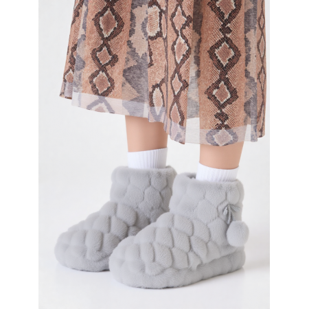 Жіночі домашнікапці-чобітки Primark Slipper Socks 38-39 з пам'яттю форми Memory Foam Сірий (7981) Жіночі домашнікапці-чобітки Primark Slipper Socks 38-39 з пам'яттю форми Memory Foam Сірий (7981)