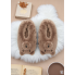 Капці-кігурумі М'які Жіночі Primark Teddy 38 Домашні Плюшеві Тканинні Коричневі (7916)