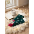 Різдвяні тапочки-шкарпетки Lidl Christmas slipper socks Unisex 39-42 з хутром всередині і гальмами на підошві Зелений (7945)