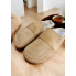 Жіночі бежеві тапочки-лофери Primark Memory Foam Slipper 38-39 з пам'яттю форми і підкладкою з хутра Бежевий (7983)