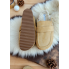 Жіночі бежеві тапочки-лофери Primark Memory Foam Slipper 38-39 з пам'яттю форми і підкладкою з хутра Бежевий (7983)