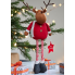 Декоративний різдвяний Олень Livarno Home Plush Soft з телесопічними ногами 66см Червоний (7996) 