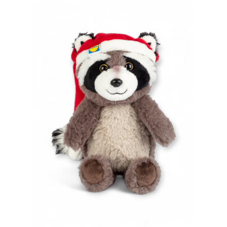 М’яка іграшка Єнот у новорічній шапці Lidl Plush Soft 20см Сірий (7973) М’яка іграшка Єнот у новорічній шапці Lidl Plush Soft 20см Сірий (7973)