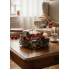 Різдвяний вінок-свічник LIVARNO HOME"Winter Magic" з натуральних матеріалів 28см Червоний (7858)
