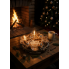 Різдвяний вінок-свічник LIVARNO HOME"Winter Magic" з натуральних матеріалів 28см Срібний (7955)
