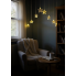 Світлодіодна LED-Гірлянда Livarno home занавіска зі зірками 9 LED 1,20 м Прозорий (7962)