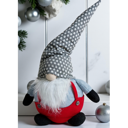 М'яка іграшка Різдвяний Гном Livarno Home Plush Soft 75см Сірий (7974) М'яка іграшка Різдвяний Гном Livarno Home Plush Soft 75см Сірий (7974)