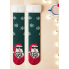 Різдвяні тапочки-шкарпетки Lidl Christmas slipper socks Unisex 39-42 з хутром всередині і гальмами на підошві Зелений (7945)