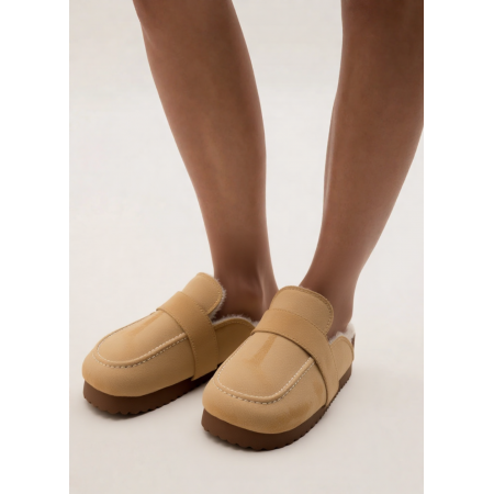 Жіночі бежеві тапочки-лофери Primark Memory Foam Slipper 38-39 з пам'яттю форми і підкладкою з хутра Бежевий (7983) Жіночі бежеві тапочки-лофери Primark Memory Foam Slipper 38-39 з пам'яттю форми і підкладкою з хутра Бежевий (7983)