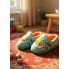 Дитячі теплі кімнатні капці FS Duck Children 32 (31) 19см Зелений (7021)